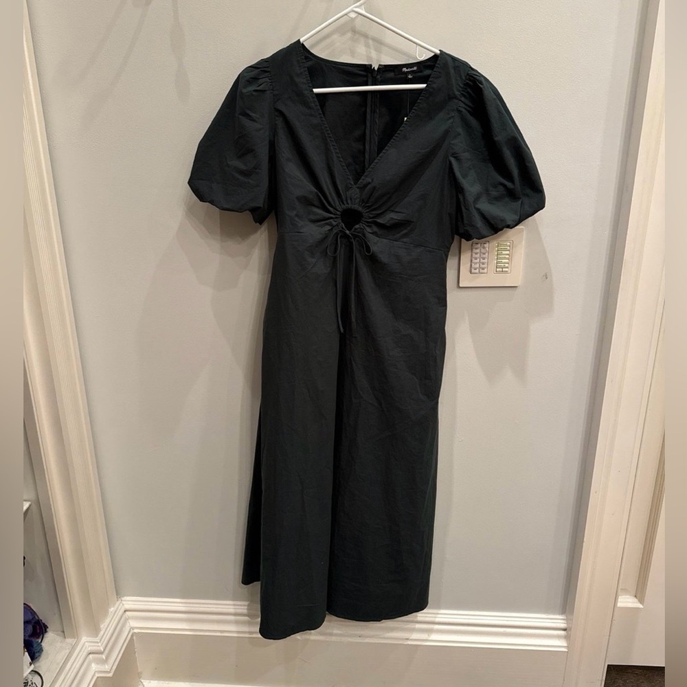 Forest Green Madewell Dress NWT
